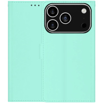 Flip ovitek iz PU usnja za iPhone 17 Pro - turkizen