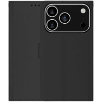 Flip ovitek iz PU usnja za iPhone 17 Pro Max - črn