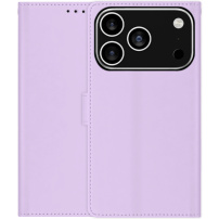 Flip ovitek iz PU usnja za iPhone 17 Pro Max - vijoličen
