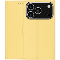 Flip ovitek iz PU usnja za iPhone 17 Pro Max - rumen
