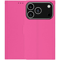 Ovitek na preklop iz PU usnja za iPhone 17 Pro Max - fuksija