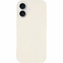 Matiran ovitek iz mehke plastike za iPhone 17 - bež