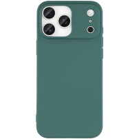 Matiran ovitek iz mehkega materiala za iPhone 17 Pro - petrolej