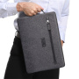 QIALINO torba za iPad do 13" / MacBook do 14" - temno siva