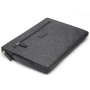 QIALINO torba za iPad do 13" / MacBook do 14" - temno siva