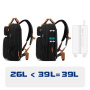 COOLBELL nahrbtnik z nastavljivim trakom in zunanjim USB priključkom za iPad / MacBook do 16" - siv