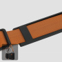 COOLBELL nahrbtnik z nastavljivim trakom in zunanjim USB priključkom za iPad / MacBook do 16" - siv