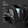 COOLBELL CB-8311 nahrbtnik z zadrgo za iPad / MacBook do 16" - temno siv