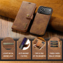 DG.Ming 2v1 snemljiv preklopni etui za iPhone 17 Pro / 18 Pro - rjav