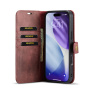 DG.Ming 2v1 snemljiv preklopni Etui za iPhone 17 Pro Max / 18 Pro Max - vinsko rdeč