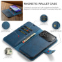 DG.Ming 2v1 snemljiv preklopni etui za iPhone 17 Pro Max / 18 Pro Max - temno moder