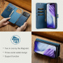 DG.Ming 2v1 snemljiv preklopni etui za iPhone 17 Pro Max / 18 Pro Max - temno moder