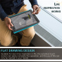 Odporen vodoodporen ovitek za iPad 10,2" (2019-2021) - črn