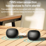 Yesido YSW33 mini brezžični Bluetooth zvočnik - črn