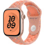 Originalne Apple športni pašček Nike za Apple Watch 42mm / 41mm / 40mm / 38mm - S/M - Alpenglow Pink