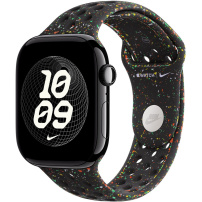 Originalne Apple športni pas Nike za Apple Watch Ultra 49mm / 46mm / 45mm / 44mm / 42mm - M/L - Midnight Black