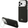Lacoste Iconic Petit Pique Camera Stand ovitek z MagSafe za iPhone 17 Pro Max - črn