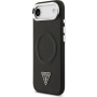 Guess Triangle Logo ovitek z MagSafe za iPhone Air - črn