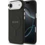 Guess Saffiano ovitek z MagSafe za iPhone Air - črn