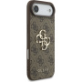 Guess 4G Metal Logo Strap ovitek z vrvico za iPhone Air - rjav