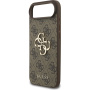 Guess 4G Metal Logo Strap ovitek z vrvico za iPhone Air - rjav