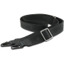 Karl Lagerfeld Saffiano Crossbody Metal Karl and Choupette ovitek z nastavljivim trakom za iPhone 17 Pro Max - črn
