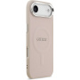 Guess Saffiano ovitek z MagSafe za iPhone Air - roza