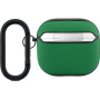 Lacoste Petit Pique Croc Logo Patch ovitek s karabinom za AirPods 4 / 5 - zelen