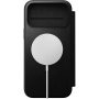 Nomad Modern Leather Folio ovitek s poklopom z MagSafe za iPhone 17 Pro Max - črn