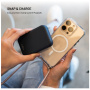 FIXED MagPure Neck transparenten ovitek z vrvico in MagSafe za iPhone 17 Pro Max - roza
