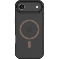 Tactical Hyperstealth 2.0 prozoren ovitek z rjavim MagSafe za iPhone Air - črn