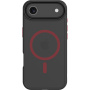 Tactical Hyperstealth 2.0 transparenten ovitek z rdečim MagSafe za iPhone Air - črn