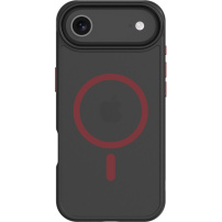 Tactical Hyperstealth 2.0 transparenten ovitek z rdečim MagSafe za iPhone Air - črn