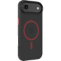 Tactical Hyperstealth 2.0 transparenten ovitek z rdečim MagSafe za iPhone Air - črn