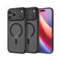 Spigen Ultra Hybrid mat prozoren ovitek z MagSafe za iPhone 17 Pro Max - črn