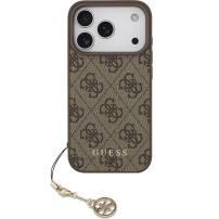 Guess 4G Charms ovitek za iPhone 17 Pro - rjav