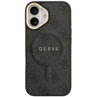 Guess 4G Gold Frame ovitek z MagSafe za iPhone 17 - siv