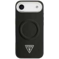 Guess Triangle Logo ovitek z MagSafe za iPhone Air - črn
