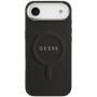 Guess Saffiano ovitek z MagSafe za iPhone Air - črn