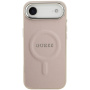 Guess Saffiano ovitek z MagSafe za iPhone Air - roza