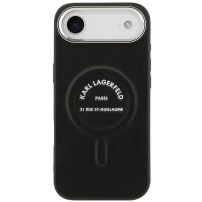 Karl Lagerfeld RSG Logo ovitek z MagSafe za iPhone Air - črn