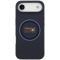 Oracle Red Bull Racing Blue Ring silikonski ovitek z MagSafe za iPhone Air - temno moder