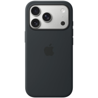 Originalne Apple silikonsko ohišje z MagSafe za iPhone 17 Pro - črno