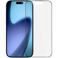 Rurihai matirano kaljeno 2.5D steklo s črnim okvirjem za iPhone 17