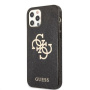 Guess Big 4G Full Glitter ovitek za iPhone 12 Pro Max - črna
