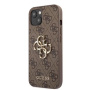 Guess 4G Metal Logo ovitek za iPhone 13 mini - rjava