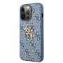 Guess 4G Metal Logo ovitek za iPhone 13 Pro Max - modro