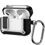 Super vzdržljiv ovitek s karabinom za AirPods Pro 3 - bel