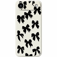 Zaščitni ovitek z vzorcem pentljic za iPhone Air - bež