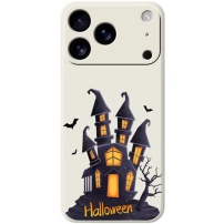 Zaščitni ovitek z motivom za noč čarovnic za iPhone 17 Pro Max - bež